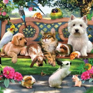Pets in the Park 500 Piece Jigsaw Puzzle - Sunsout