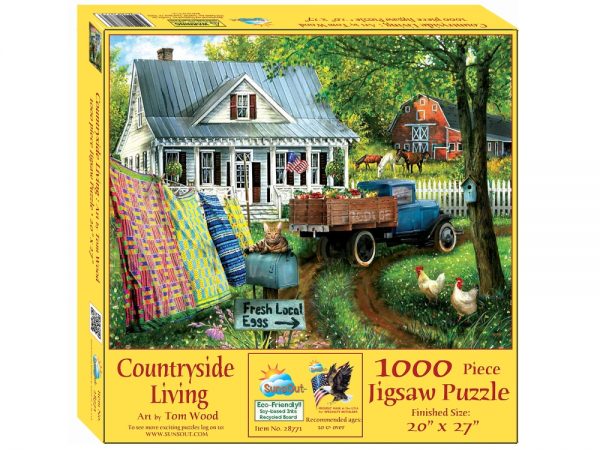 Countryside Living 1000 Piece Jigsaw Puzzle - Sunsout