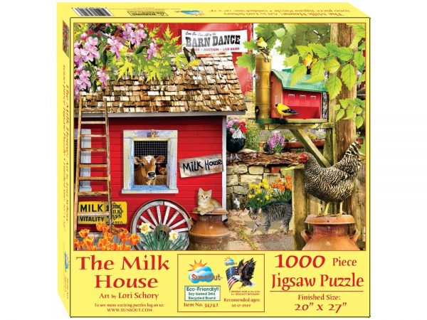 The Milk House 1000 Piece Jigsaw Puzzle - Sunsout