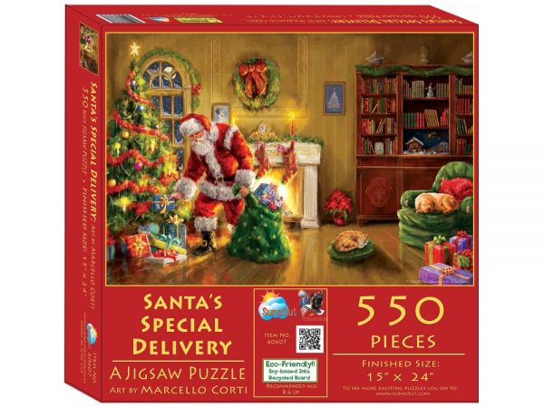 Santa's Special Delivery 550 Piece Jigsaw Puzzle - Sunsout