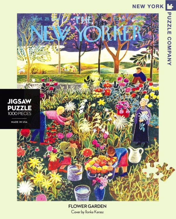 The New Yorker - Flower Garden 1000 Piece Jigsaw Puzzle
