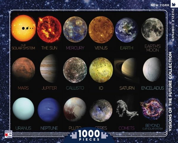 The Solar System 1000 Piece Jigsaw Puzzle New York Puzzle Company