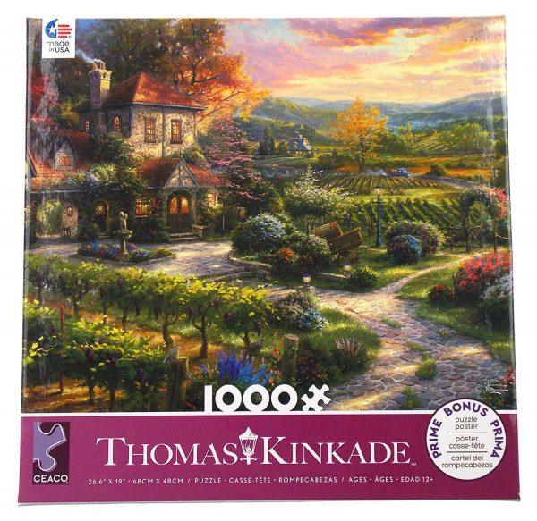 Thomas Kinkade - Wine Country Living 1000 Piece Jigsaw Puzzle - Ceaco