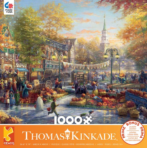 Thomas Kinkade - The Pumpkin Festival 1000 Piece Jigsaw Puzzle - Ceaco