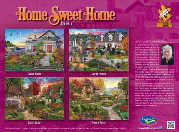 Home Sweet Home S 2 - Vineyard Retreat 1000 Piece Jigsaw Puzzle - Holdson
