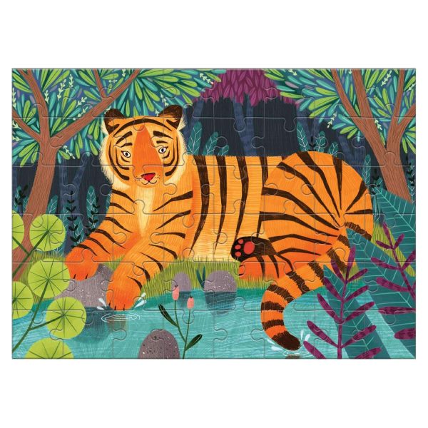 Mini Puzzle - Bengal Tiger 48 Piece - Mudpuppy