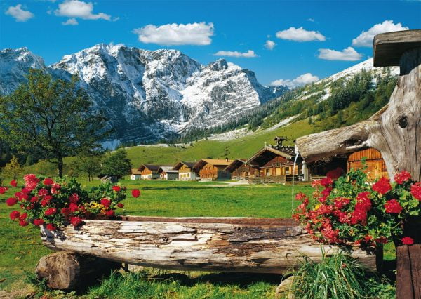 Mountain Paradise 1000 Piece Jigsaw Puzzle - Schmidt