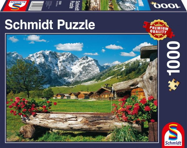 Mountain Paradise 1000 Piece Jigsaw Puzzle - Schmidt