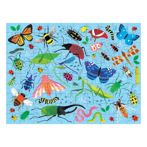 Bugs & Birds 100 Piece Double Sided Puzzle - Mudpuppy