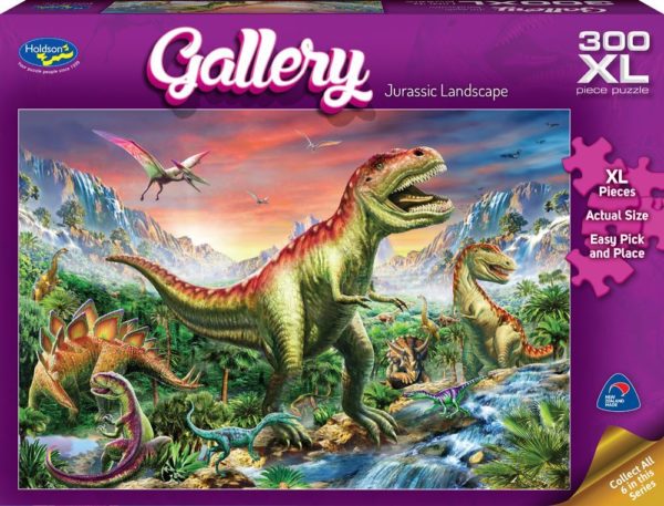 Gallery 6 - Jurassic Landscape 300 XL Piece Puzzle - Holdson