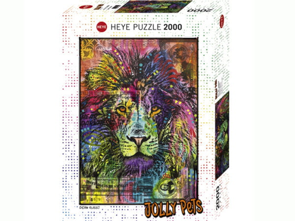 Jolly Pets - Lion's Heart 2000 Piece Puzzle - Heye