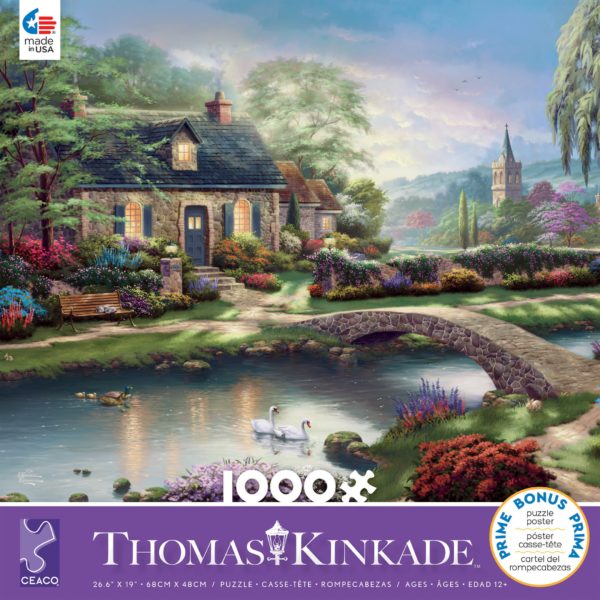 Thomas Kinkade - Stoney Creek Cottage 1000 Piece Puzzle - Ceaco