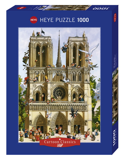 Loup - Vive Notre Dame 1000 Piece Puzzle - Heye