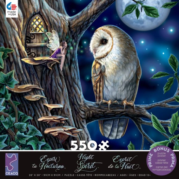 Night Spirit - Fairy Tales 550 Piece Puzzle - Ceaco