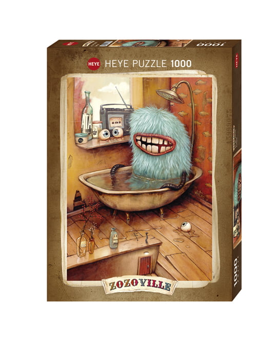 Zozoville - Bathtub 1000 Piece Puzzle - Heye