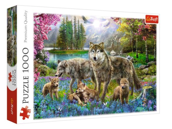 Lupine Family 1000 Piece Puzzle - Trefl