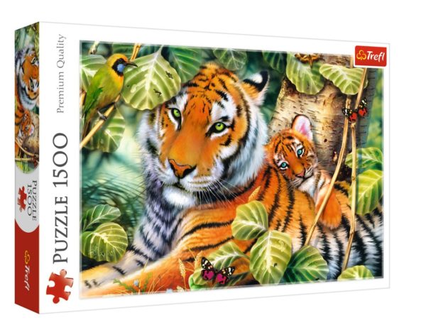 Two Tigers 1500 Piece Puzzle - trefl