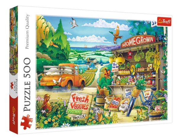 Morning in the Countryside 500 Piece Puzzle - Trefl
