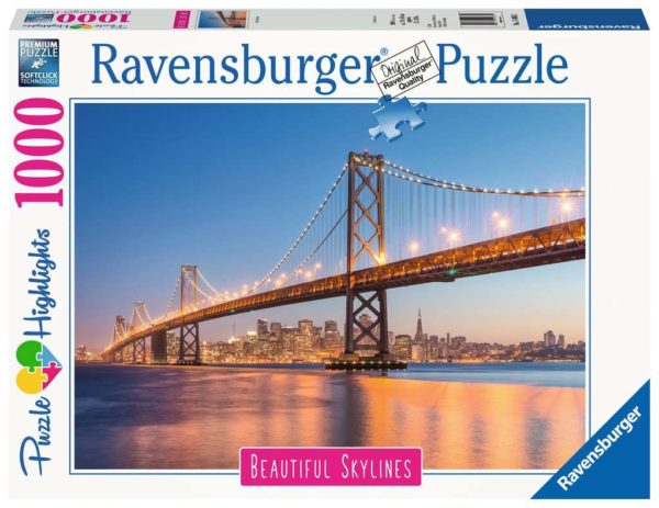 Beautiful Skylines - Francisco 1000 Piece Puzzle - Ravensburger