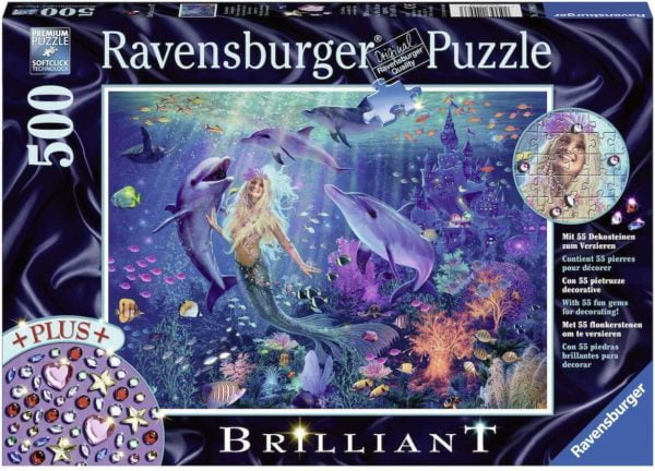 Brilliant - Charming Mermaids 500 Piece Puzzle - Ravensburger