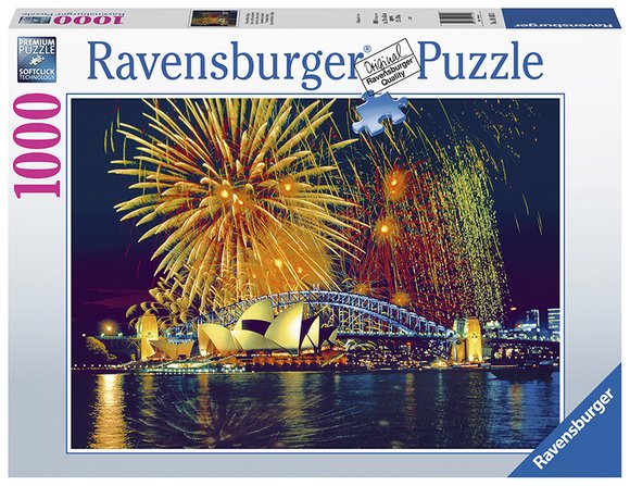 Fireworks over Sydney 1000 Piece Puzzle - Ravensburger 1000 Piece