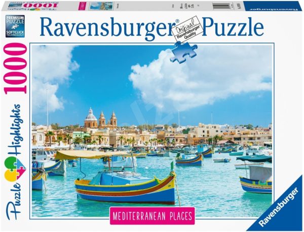 Mediterranean Places - Malta 1000 Piece Puzzle - Ravensburger