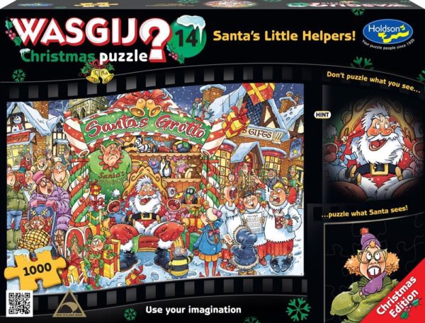 Wasgij 14 - Santa's Little Helpers 1000 Piece Puzzle - Holdson