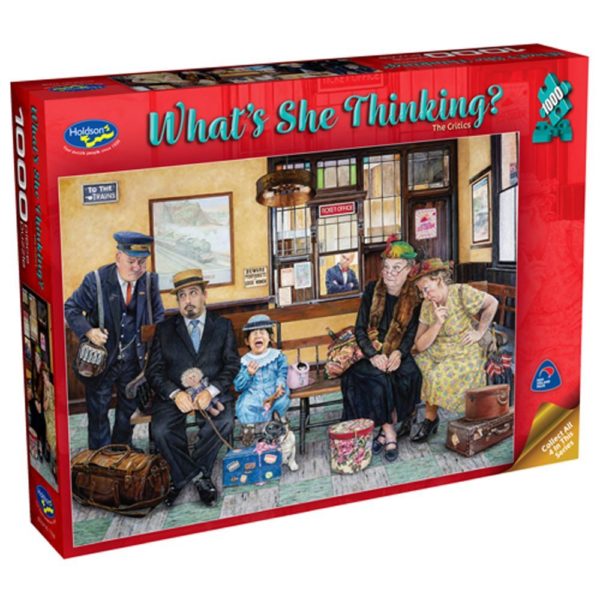 What's She Thinking - The Critics 1000 Piece Puzzle - Holdson