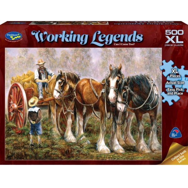 Working Legends - Can I Come Too 500 XL Piece Puzzle - Holdson