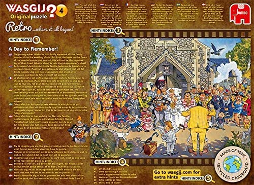 Wasgij Original Retro 4 - A Day to Remember 1000 Piece Puzzle - Jumbo
