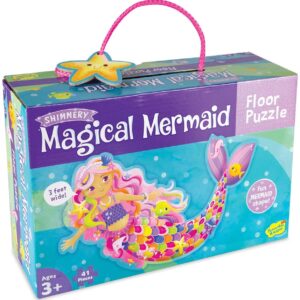 Floor Puzzle - Shimmery Magical Mermaid - Peaceable Kingdom