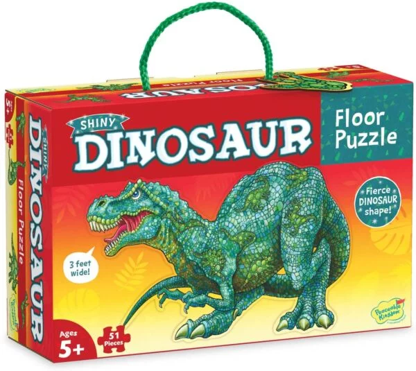 Floor Puzzle - Shiny Dinosaur - Peaceable Kingdom