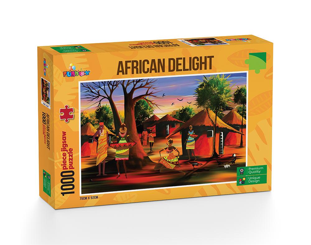 African Delight 1000 Piece Jigsaw Puzzle | Puzzle Palace ...