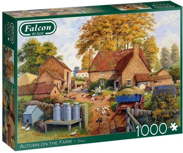 Autumn on the Farm 1000 Piece Jigsaw Puzzle - Falcon de luxe