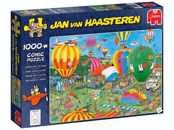 Jan Van Haasteren - Hooray for Miffy 1000 Piece Jigsaw Puzzle - Jumbo