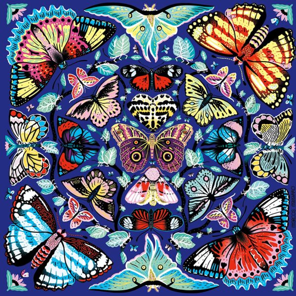 Kaleido-Butterflies 500 Piece Puzzle - Mudpuppy