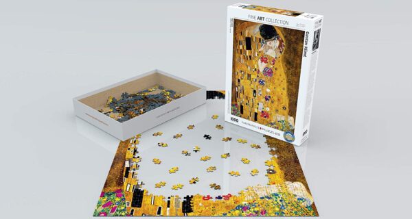 Klimt - The Kiss 1000 Piece Jigsaw Puzzle - Eurographics
