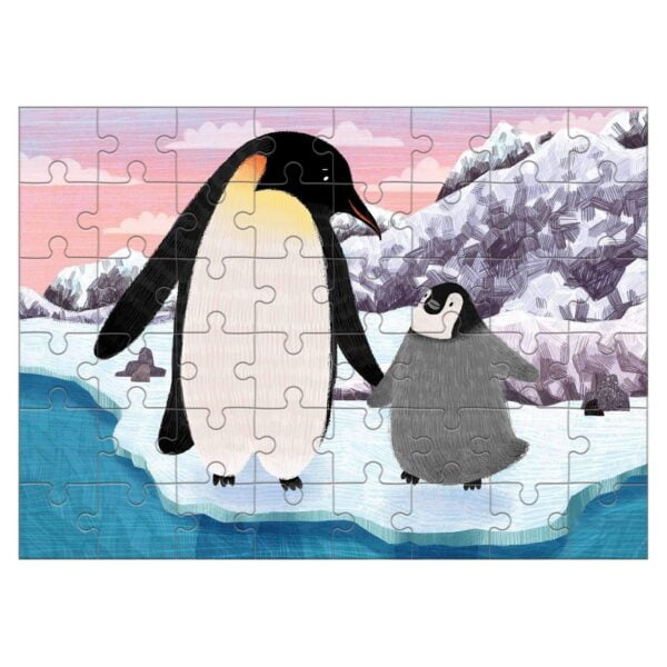 Mini Puzzle - Emperor Penguin 48 Piece Mini Puzzle - Mudpuppy