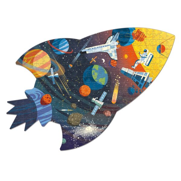 Mudpuppy - Outer Space Shaped 300 Piece Puzzle