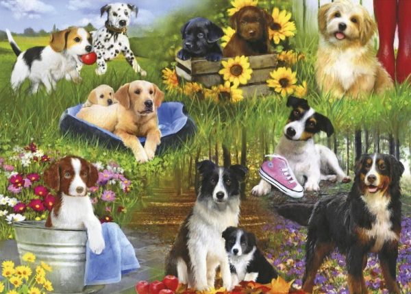 Piecing Together - Dogs 24 EXTRA Large Piece Jigsaw Puzzle - Gibsons