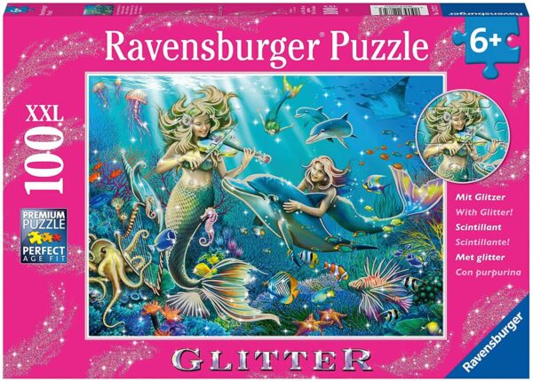 Underwater Beauties Glitter 100 Piece Puzzle - Ravensburger