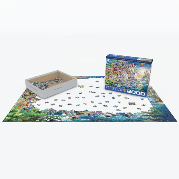 Unicorn Fantasy 2000 Piece Jigsaw Puzzle - Eurographics