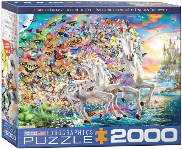 Unicorn Fantasy 2000 Piece Jigsaw Puzzle - Eurographics