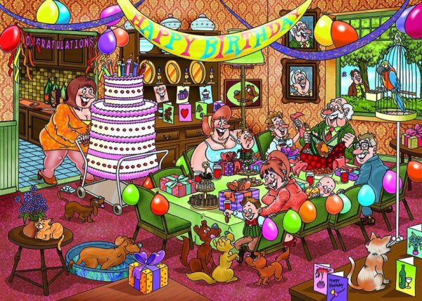 Wasgij Mystery 16 - the Birthday Surprise 1000 Piece Puzzle - Holdson