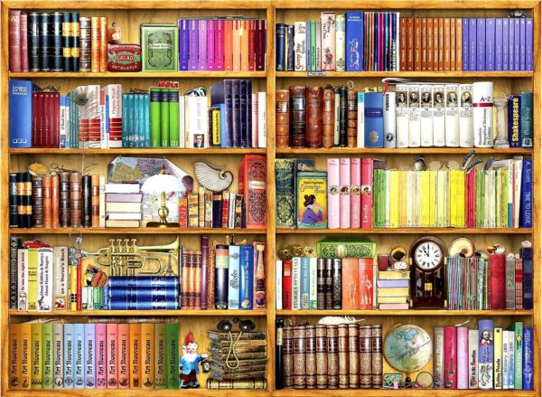 Bookshelves 1000 Piece Jigsaw Puzzle - Anatolian