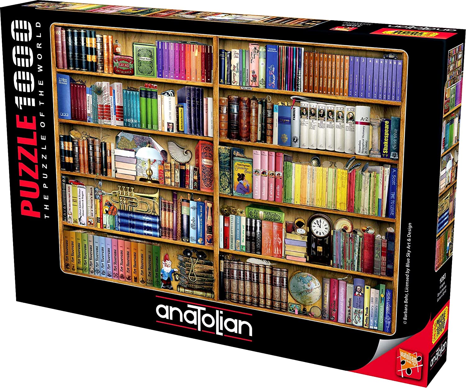  Bookshelves  1000 Piece Jigsaw Puzzle  Puzzle  Palace Aust