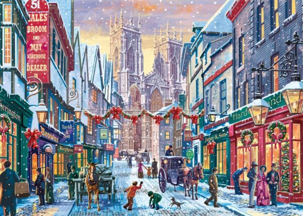 Christmas in York 1000 Piece Puzzle - Falcon de luxe