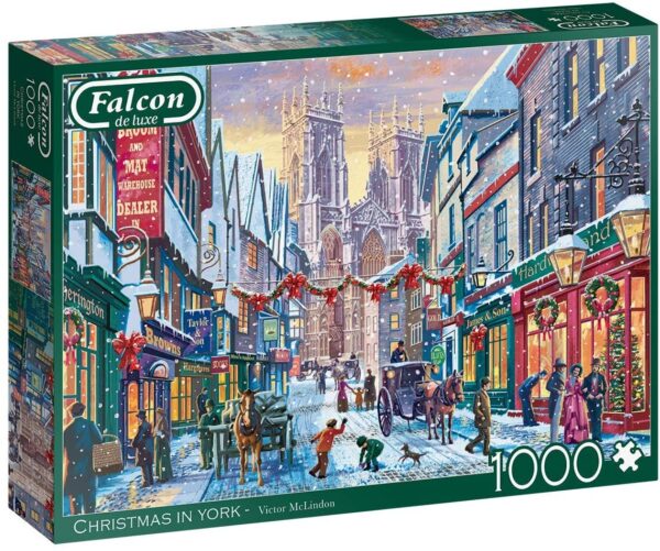 Christmas in York 1000 Piece Puzzle - Falcon de luxe