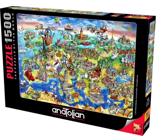 European World 1500 Piece Jigsaw Puzzle - Anatolian