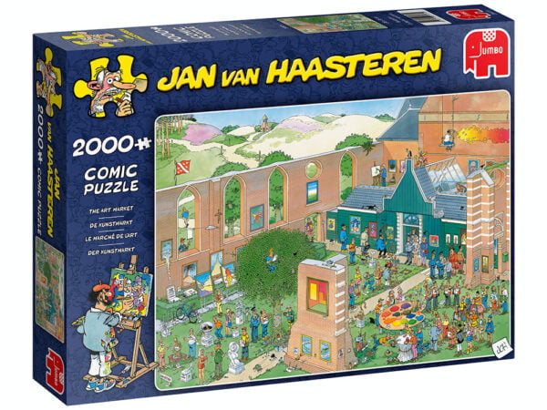 JVH The Art Market 2000 Piece Jigsaw Puzzle - Jumbo
